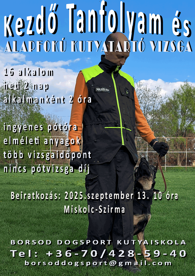 Kezdő Tanfolyam, Beíratkozás 2025.09.13.-én kezdo tanfolyam plakat 2025 szeptember